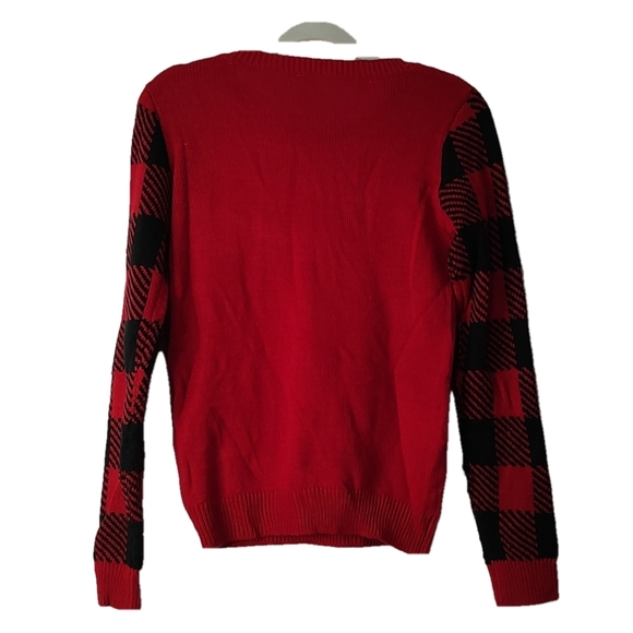 No Boundaries Ugly Christmas Sweater Size M (7-9) - Picture 3 of 5